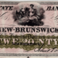 $20 Obsolete State Bank of New Brunswick NJ Obverse View