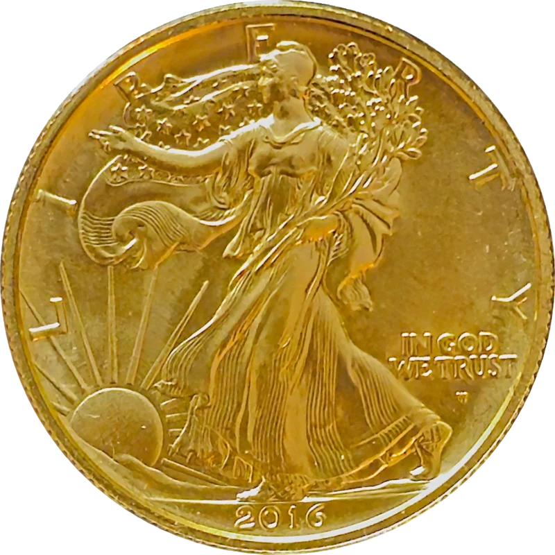 2016 W Walking Liberty Gold Commemorative Obverse View