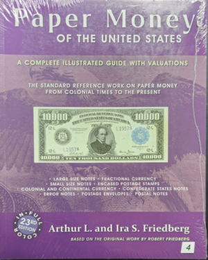 Paper Money of the United States Softcover Front View