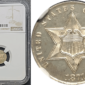 1871 Three Cent Silver Proof NGC PR66