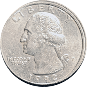 1992 P Washington Quarter Mint Error