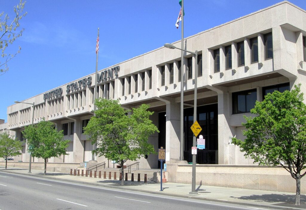 The United States Philadelphia Mint is located at 151 North Independence Mall East (N. 5th St.) in the Old City neighborhood. It was completed in 1969 and is the world's largest mint.