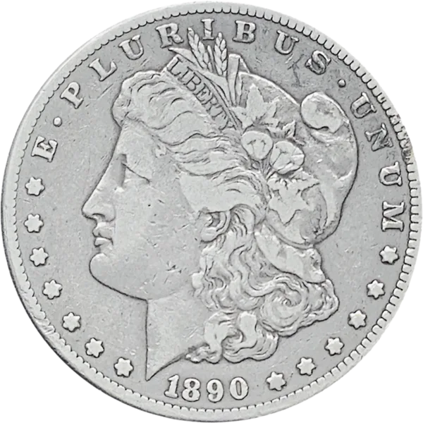 1890 Carson City Morgan Dollar Obverse View