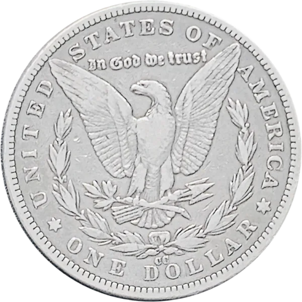 1890 Carson City Morgan Dollar Reverse View