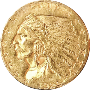 1925 D Indian Head Gold