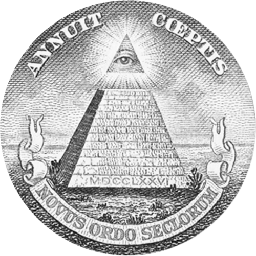 pyramid on dollar bill
