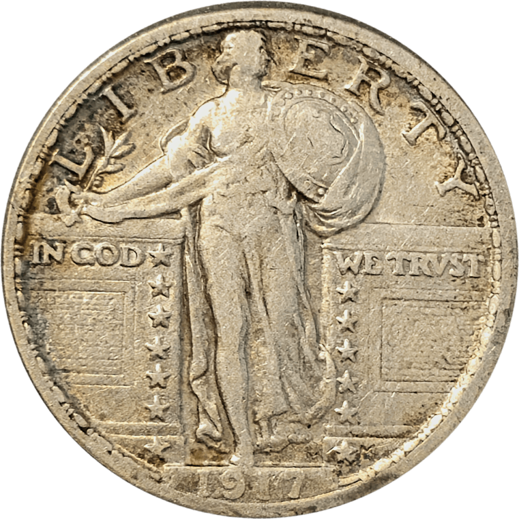 1917 Type II Standing Liberty Quarter Obverse