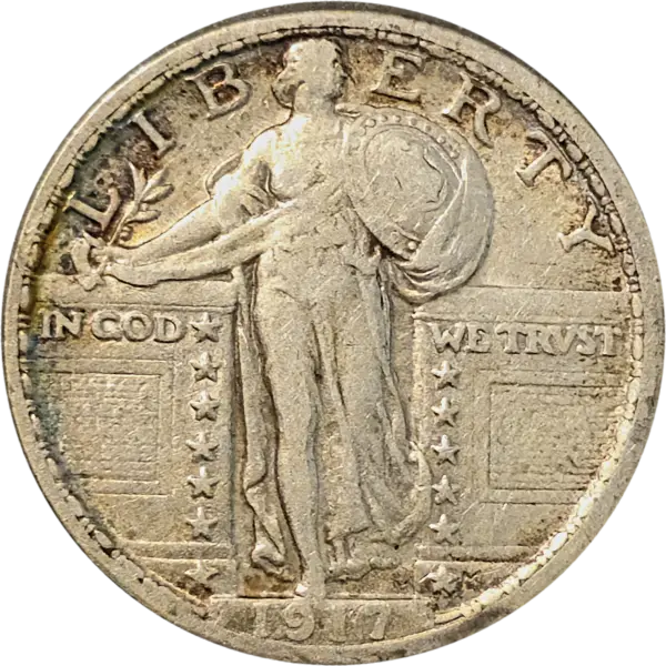 1917 Type II Standing Liberty Quarter Obverse