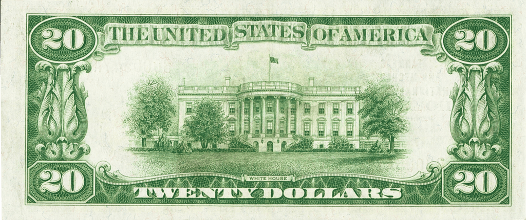 National bank of Phoenixville charter 1936 reverse $20