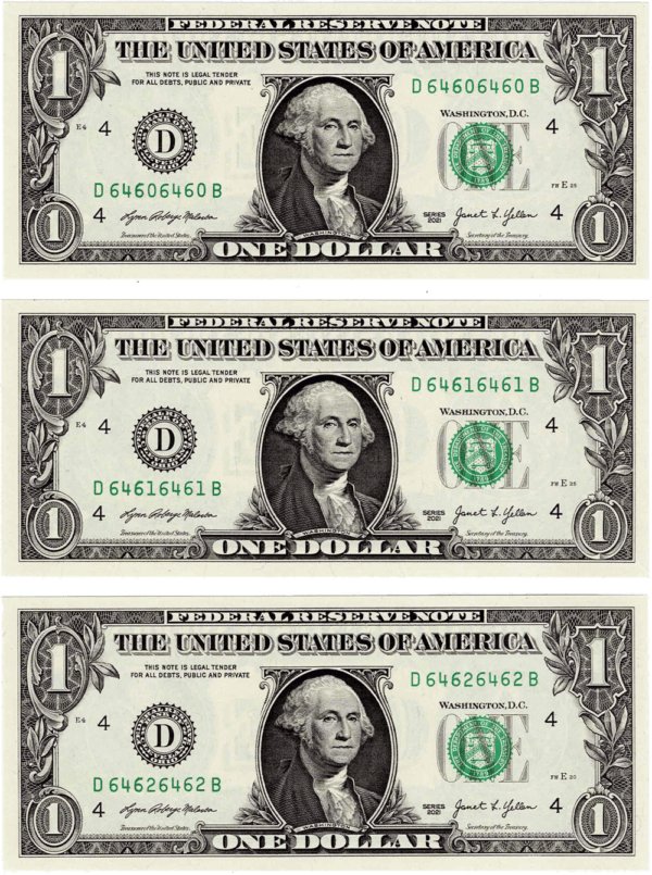 2021 $1 Fancy Repeaters