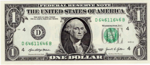 Cleveland District Fed Reserve $1 Radar Note