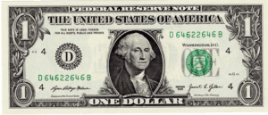 Cleveland District Fed Reserve $1 Radar Note