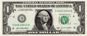 Cleveland District Fed Reserve $1 Radar Note