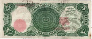 Fr91 Woodchopper Legal Tender 1907 PCBLIC Error