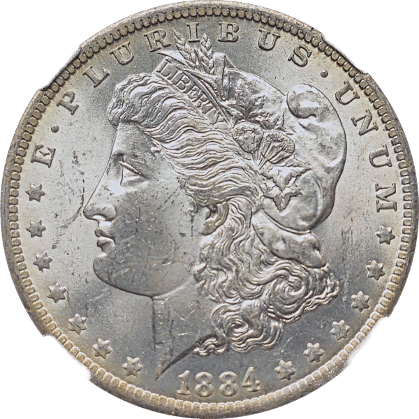 1884 O Morgan Dollar NGC MS63