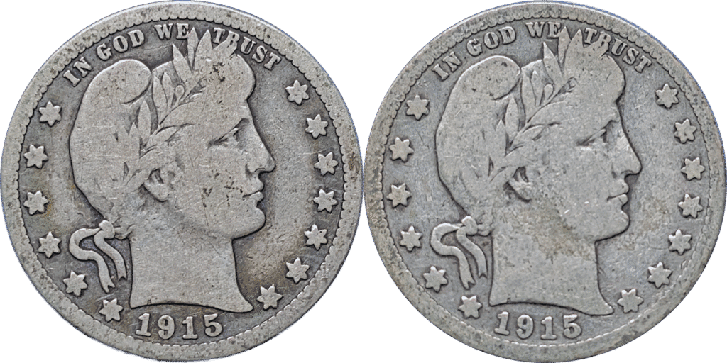 1915 P Barber Quarter