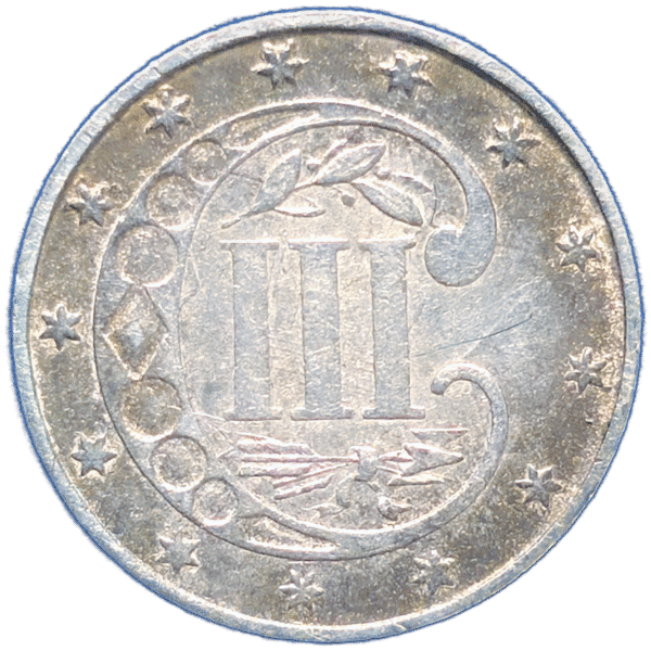1861 Three Cent Silver