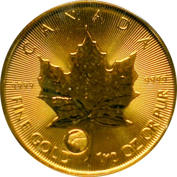 2025 1/10th Oz Maple Leaf with Polar Bear Privy in Assay