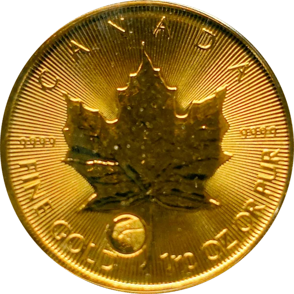 2025 1/10th Oz Maple Leaf with Polar Bear Privy in Assay
