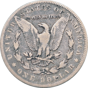 1892-CC-rev 1892 Carson City Morgan Silver Dollar