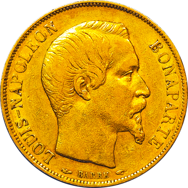 1852 French Gold Coin