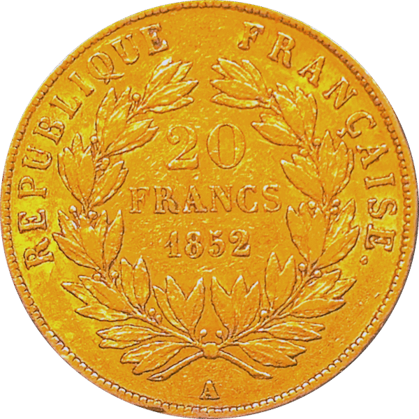 1852 French Gold Coin