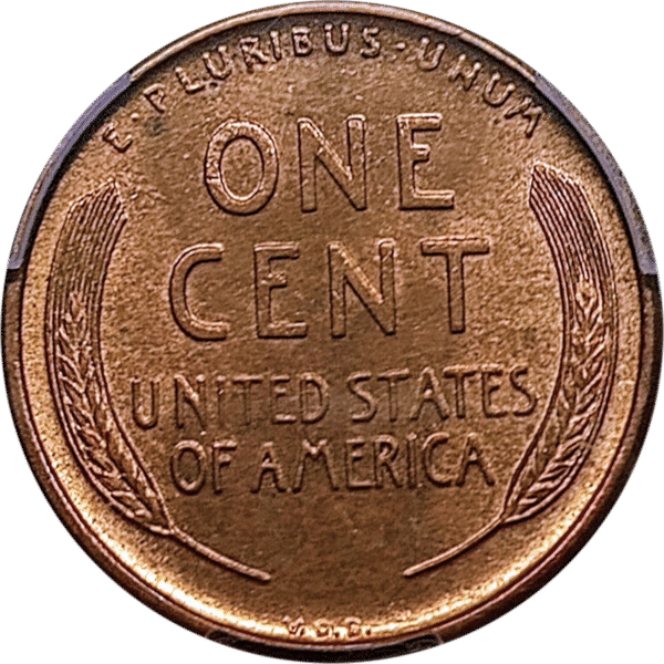 1909 S VDB Lincoln Cent PCGS MS62RD