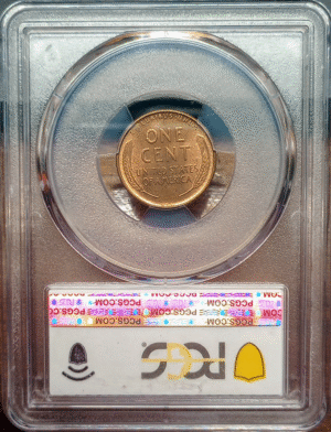 09svdb-MS62-rev-slab 1909 S VDB Lincoln Cent PCGS MS62RD