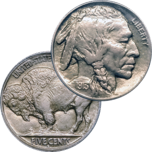 1913 S Buffalo Nickel Type 2