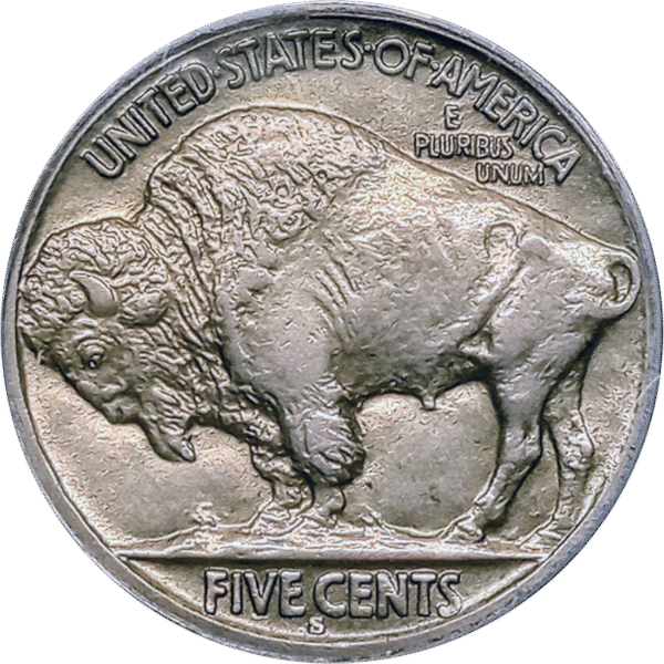 1913 S Buffalo Nickel Type 2