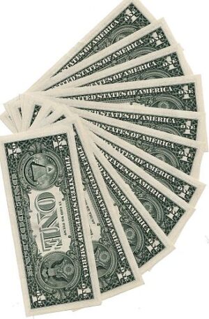 17531543699ad1287923c457n Series of 1988 $1 - 10 Consecutive Serials