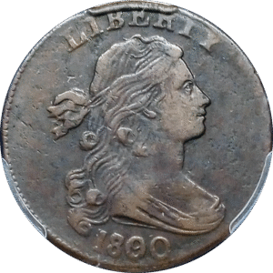 Draped Bust Large Cent Overdate 1800/79
