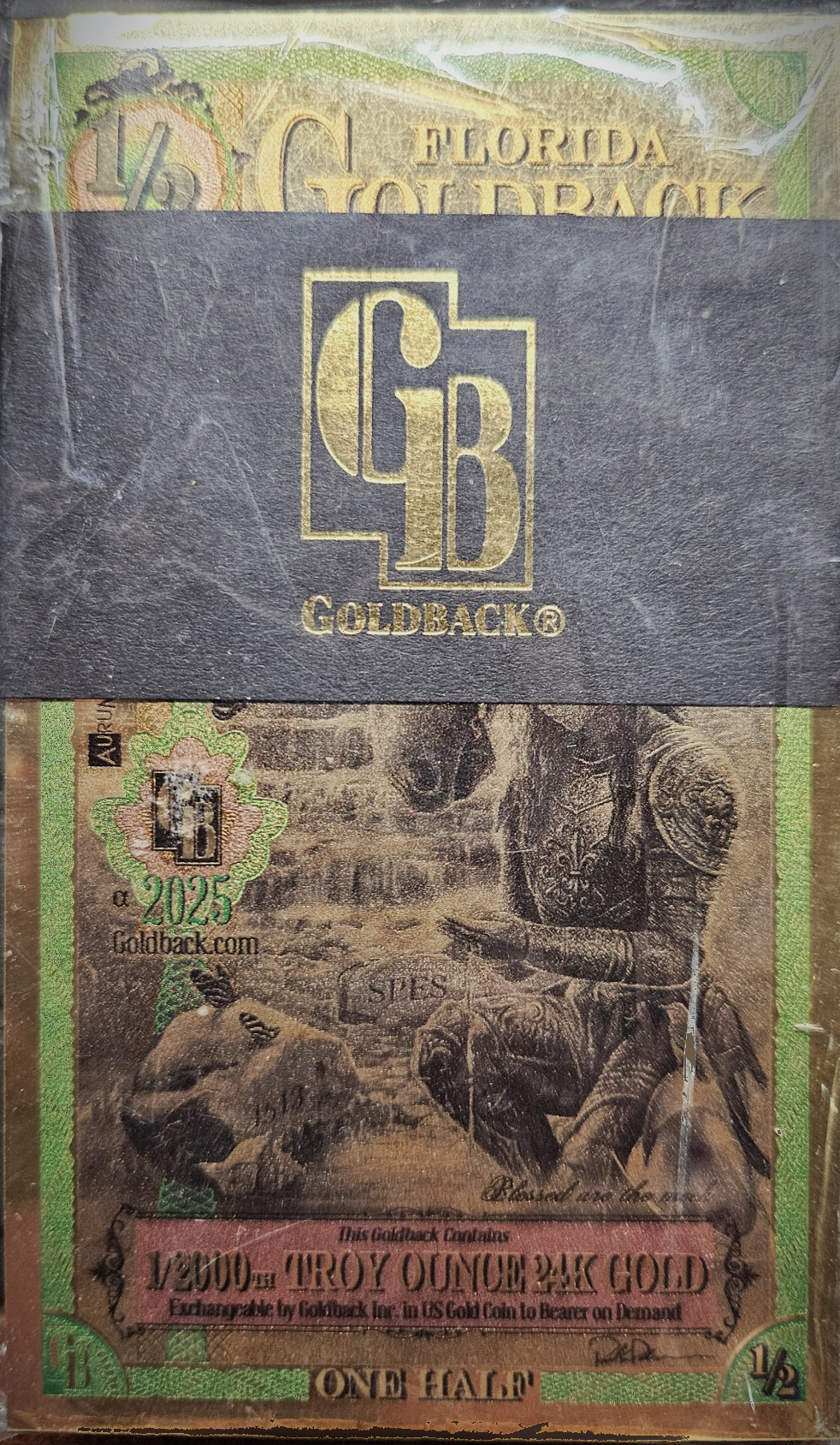 86 2025 1/2 Florida Goldbacks