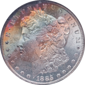 1885 O Morgan Dollar Toner NGC MS63★