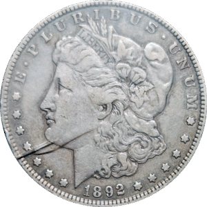 1892 S Morgan Dollar PCGS VF30