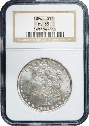 1896 Morgan Dollar NGC MS65