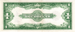 1923 Blue Seal 'horse blanket' large size silver certificate