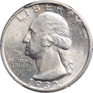 1932 S Washington Quarter Key Date PCGS MS64