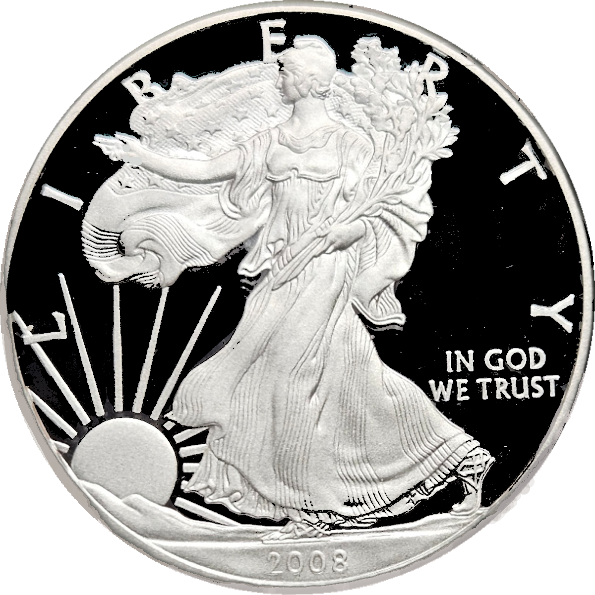 2008 W American Silver Eagle NGC PF69UC