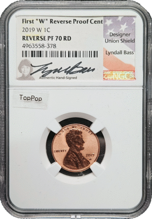 2019 W Reverse Proof Lincoln Cent NGC PF70