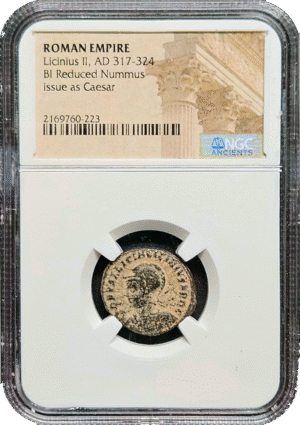 Licinius II Ancient Rome Reduced Nummus NGC