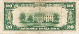 $20 Federal Reserve Bank of Philadelphia Brown Seal