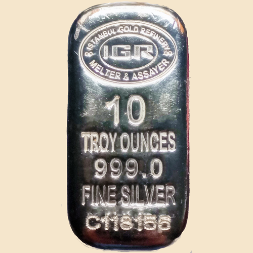 silver 10 ounce bar