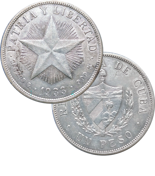 1933 Cuba 1 Peso