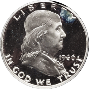 1960 Franklin Half Dollar Proof PCGS PR67DCAM
