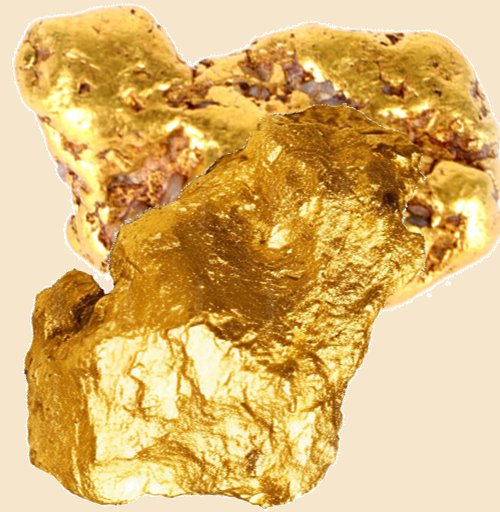 gold nuggets