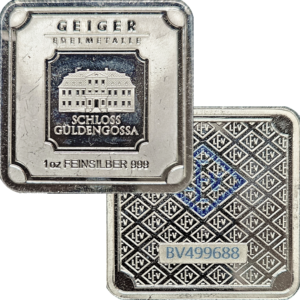 Geiger One Ounce .999 Silver Bar