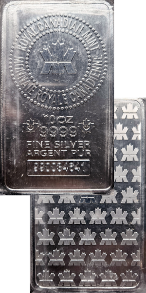 Royal Canadian Mint 10 Ounce Silver